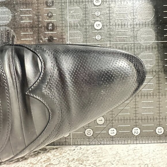 Dolce & Gabbana Men Size 8 Black Genuine Leather Lace Up Derby Dress Shoes